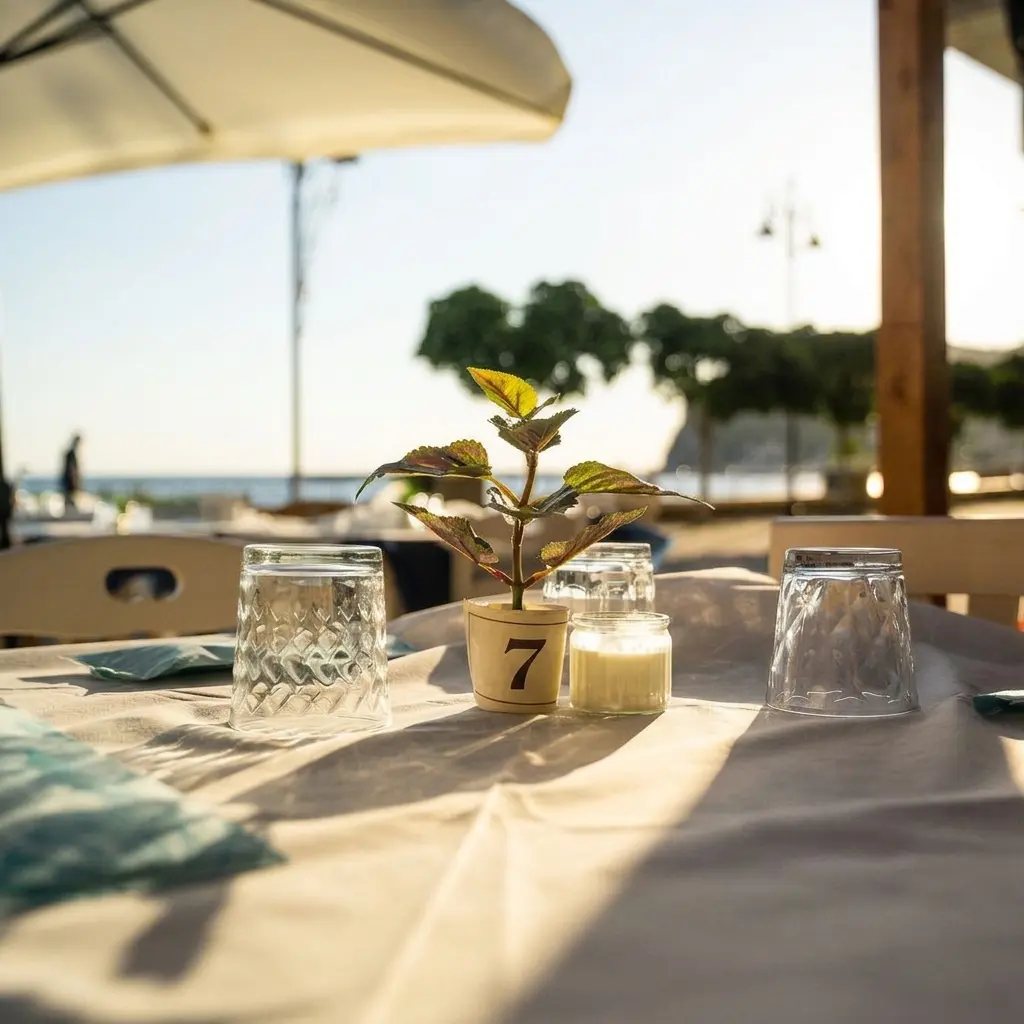 Tavolo sul mare